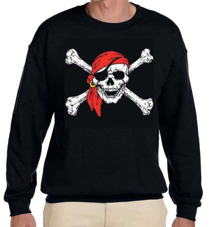 Sweatshirt - Pirate Skull