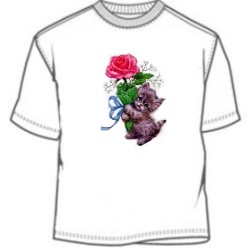 Rose Kitten T-Shirt