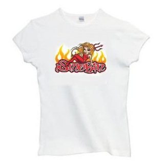 Smokin girl short sleeve t-shirt