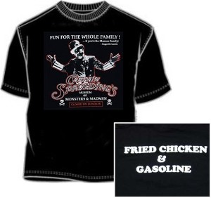House of a 1000 Corpses Captain Spaulding Chicken And Gas Tee Shirt