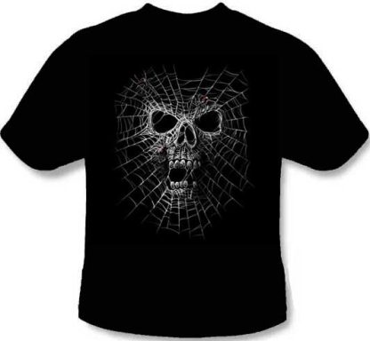 Skull Shirt - Spider Web