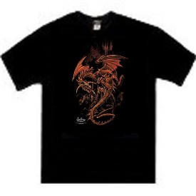Red dragon storm rider tees