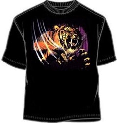 Scratching bengal claw tee shirt
