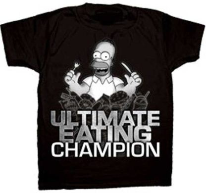 Homer Simpson Eating Champion T-Shirt