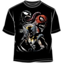Wolverine - Spiderman - Venom Marvel Zombies T-Shirt