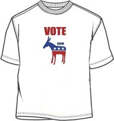 T-Shirt - Vote Democrat