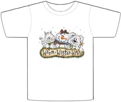 Funny Christmas Warm Winter Wishes Tee