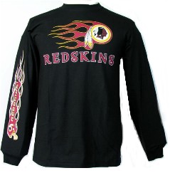 Washington Redskins Flame Shirts