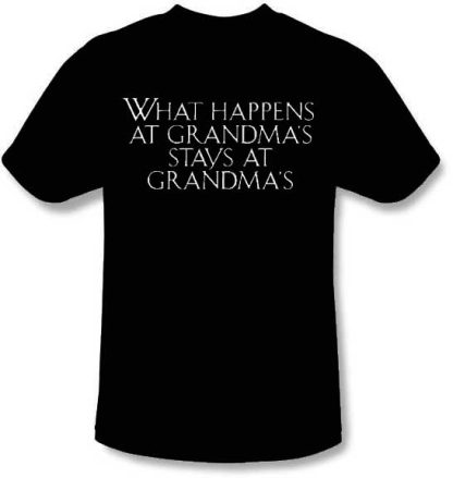 What Happens at Grandma Stays With Grandma  Tee