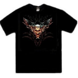 Alchemy Winged Skull T-Shirt - TeesNThings.com