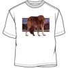 Angry wolf in the wild tee shirt
