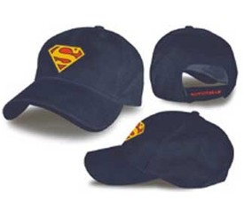 Yellow Shield Navy Superman Baseball Cap